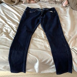 Levi Strauss dark wash jeans, size 13